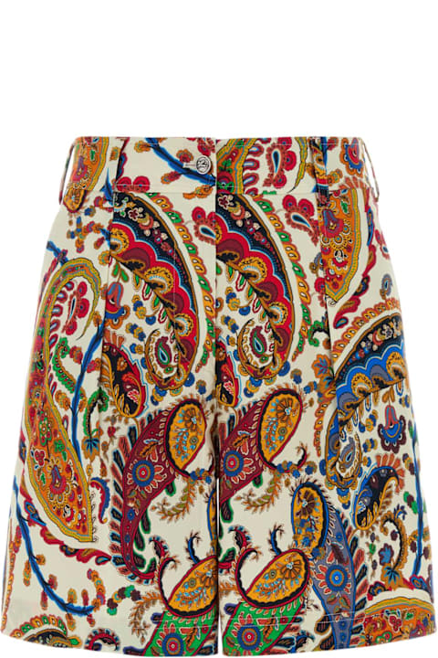 Homeware Etro Printed Stretch Cotton Shorts