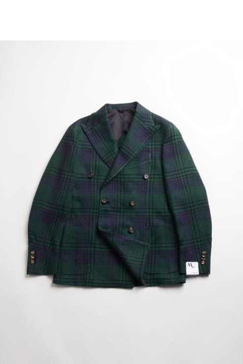 Homeware doppiaa Aaradeo Tartan Double-breasted Jacket
