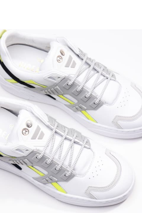 Fashion for Women Hide&Jack Low Top Sneaker - Mini Silverstone Yellow White
