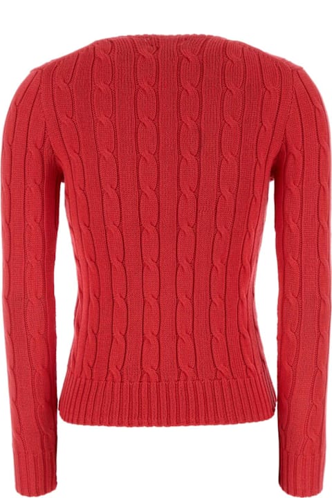 أدوات منزلية Ralph Lauren Red Cotton Sweater
