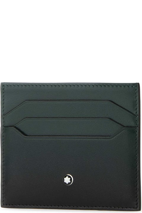 Montblanc Wallets for Men Montblanc Two-tone Leather Card Holder