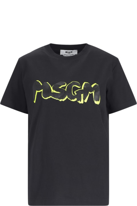 MSGM Topwear for Women MSGM T-shirt Logo Msgm