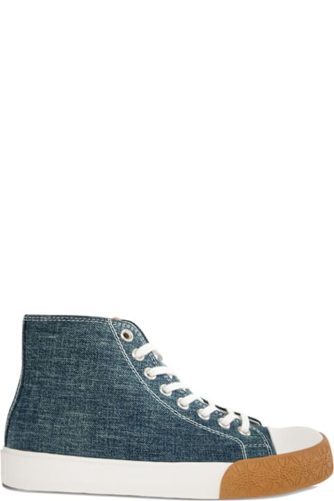 Loewe لـ Kids Loewe Bloc Denim Sneakers