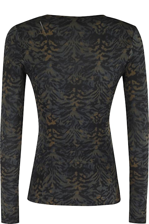 Ulla Johnson for Kids Ulla Johnson Aris Jersey Long Sleeve U Neck Top