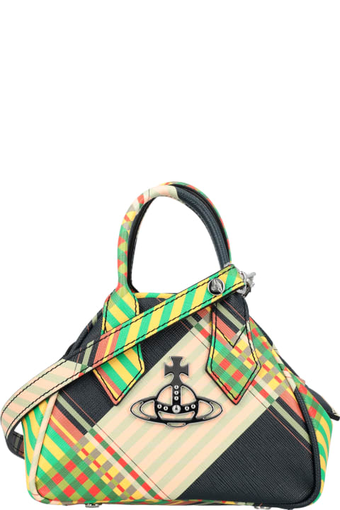 Vivienne Westwood Bags for Women Vivienne Westwood Yasmine Combat Tartan Mini Bag