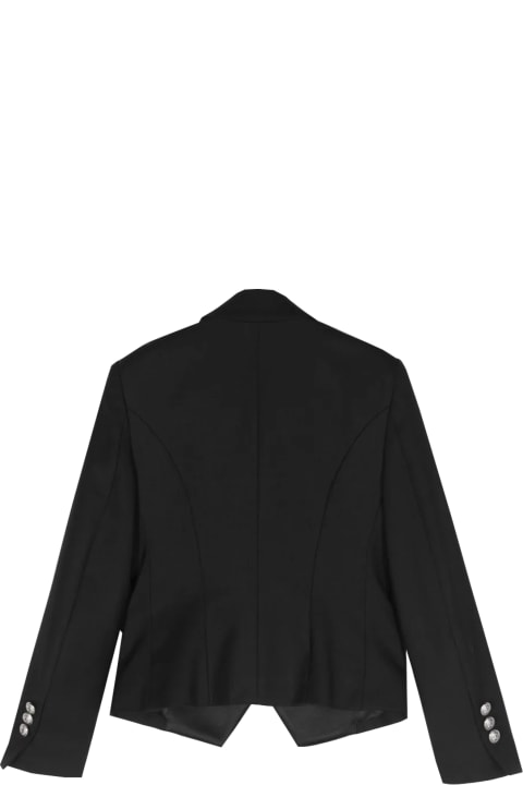Coats & Jackets for Girls Balmain Blazer With Rhinestone