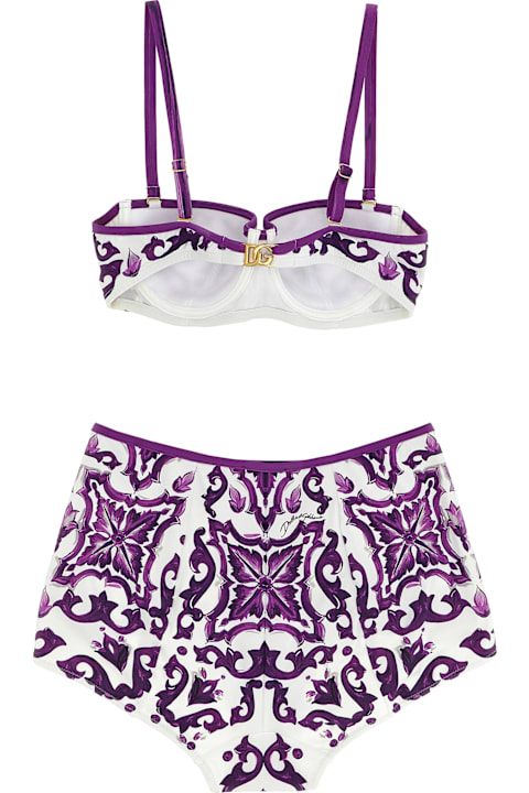 Homeware Dolce & Gabbana 'maiolica' Print Bikini