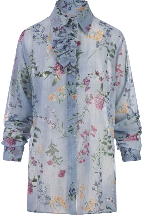 Fashion for Women Ermanno Scervino Soft Shirt With Floral Print