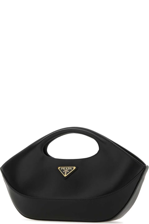 Prada Sale for Women Prada Black Leather Handbag
