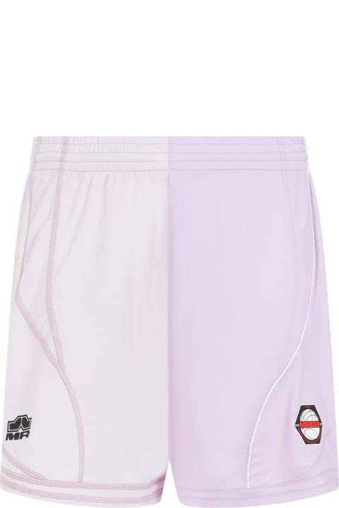 Martine Rose سراويل لـ القسم الرجالي Martine Rose Half & Half Football Shorts