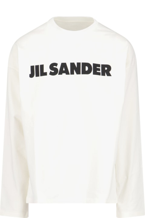 Jil Sander Topwear for Men Jil Sander Logo Sweater