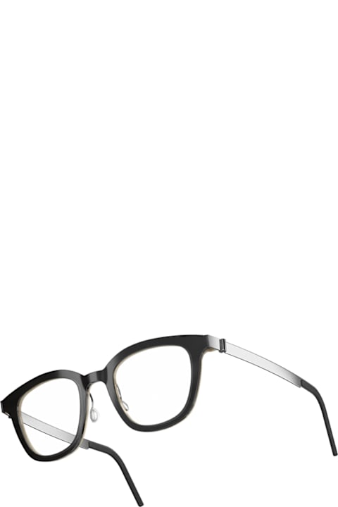 LINDBERG نظارات لـ القسم الرجالي LINDBERG Lindberg Buffalo Horn 1862 H26 10 Nero Marrone Silver Glasses