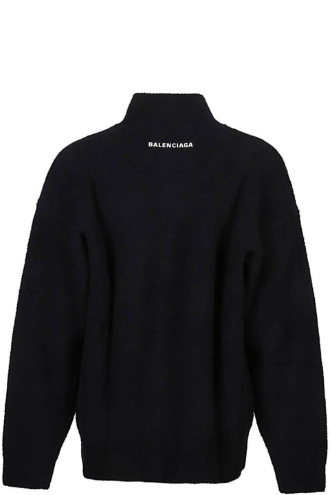 Balenciaga Sweaters for Women Balenciaga Quarter-zip Knit Sweater
