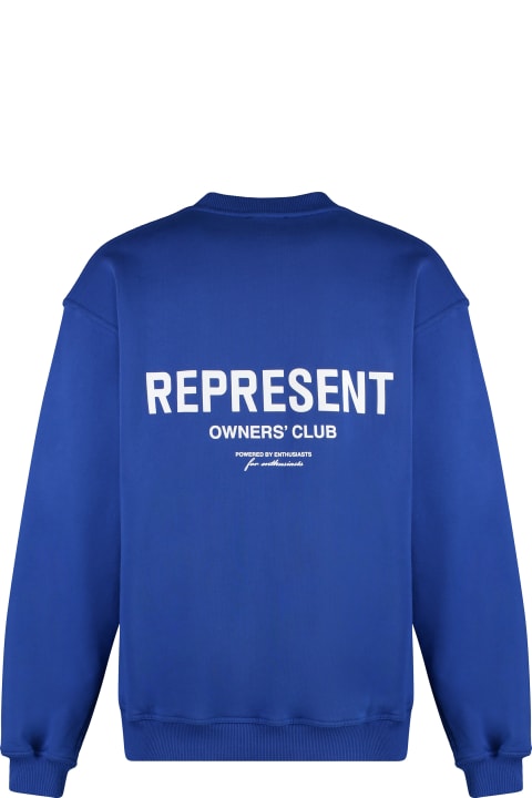 REPRESENT for Men REPRESENT Cotton Crew-neck Sweatshirt With Logo