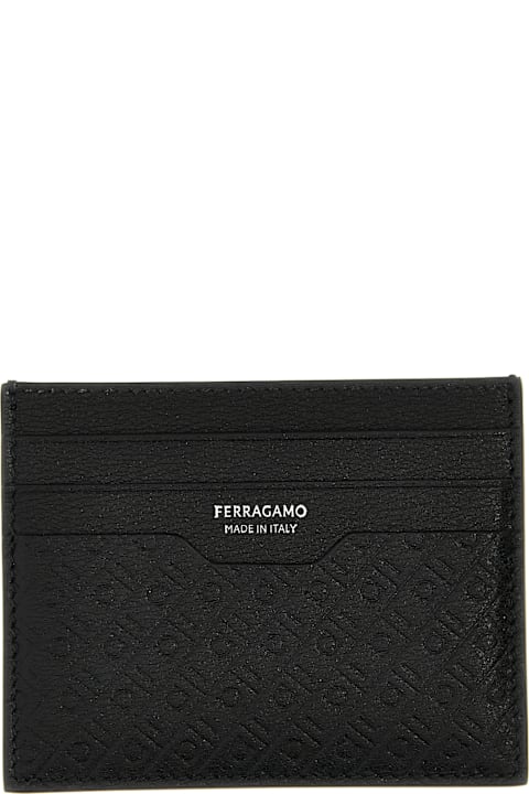 Ferragamo for Men Ferragamo 'mini Embossed' Card Holder
