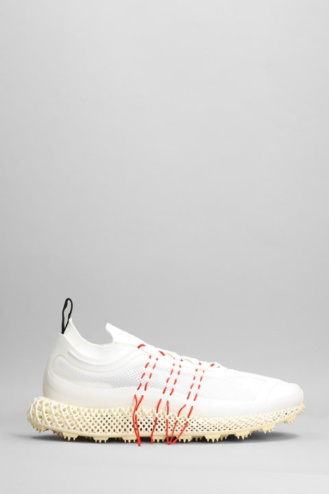 Runner 4d Halo Sneakers In White Canvas