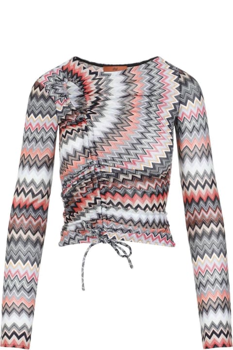Missoni Sweaters for Women Missoni Side Draped Printed Jumper