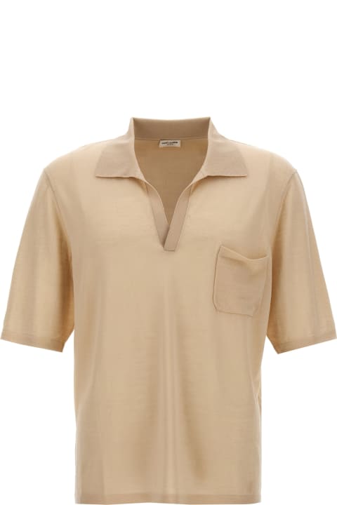 Clothing for Men Saint Laurent 'cassandras' Polo Shirt