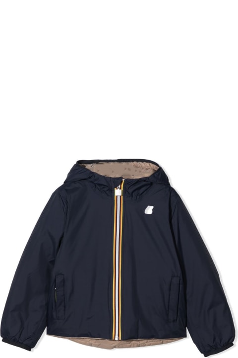 Reversible Down Jacket With Logo