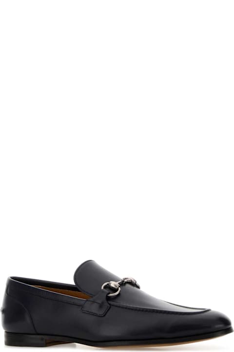 Gucci Midnight Blue Leather Loafers