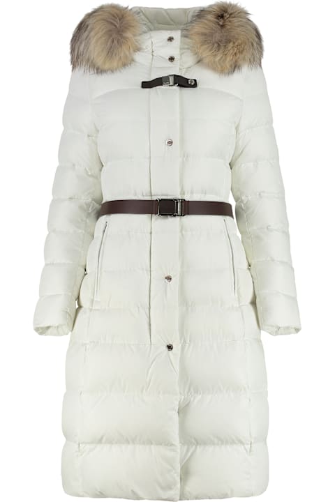 Homeware Moorer Niki Long Hooded Down Jacket