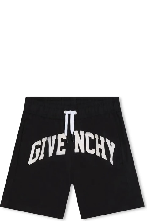 Givenchy Kids Givenchy Black Swimwear With Arched Logo