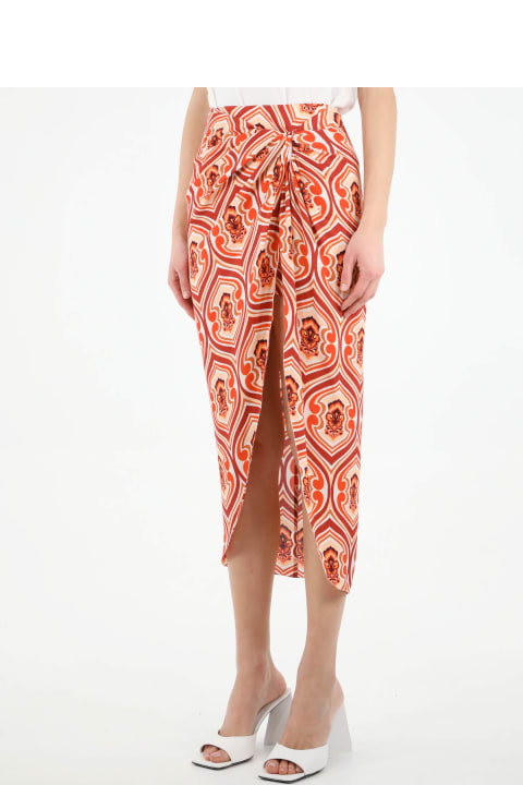 Etro for Women Etro Sarong Skirt With Graphic Print