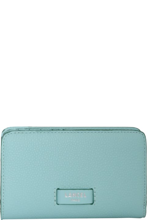 Wallets for Women Lancel Light Blue Leather Wallet