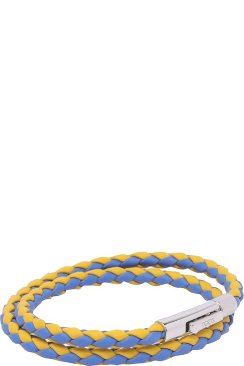 Bracelets for Men Tod's Mycolors 2-turn Leather Bracelet