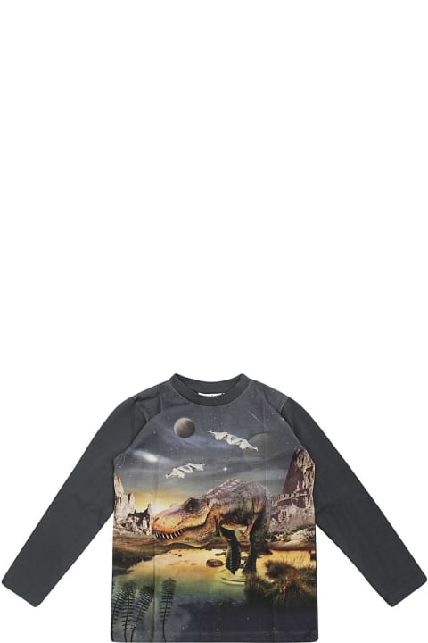 Fashion for Kids Molo Reif Long-sleeved Crewneck T-shirt