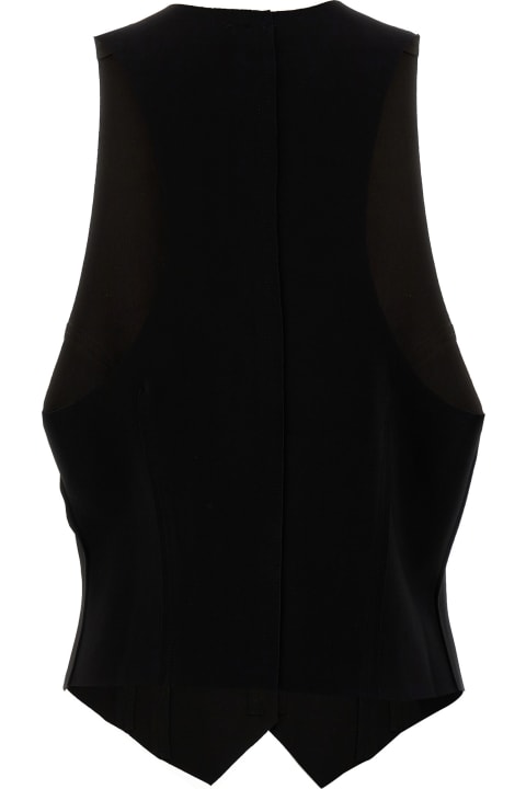 Norma Kamali Coats & Jackets for Women Norma Kamali Stretch Fabric Vest