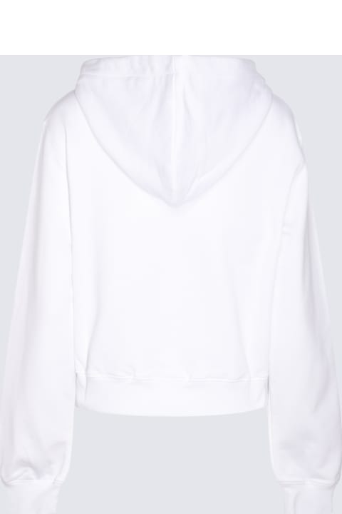 Moschino Fleeces & Tracksuits for Women Moschino White Cotton Sweatshirt