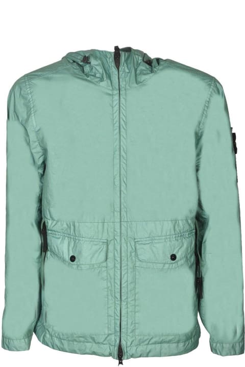 Stone Island Coats & Jackets for Men Stone Island Membrana 3l Tc Zipped Hooded Jacket