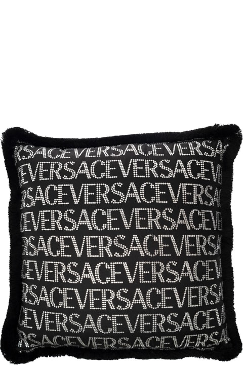 Versace for Women Versace Crystal Allover Cushion Print Versace Cushions