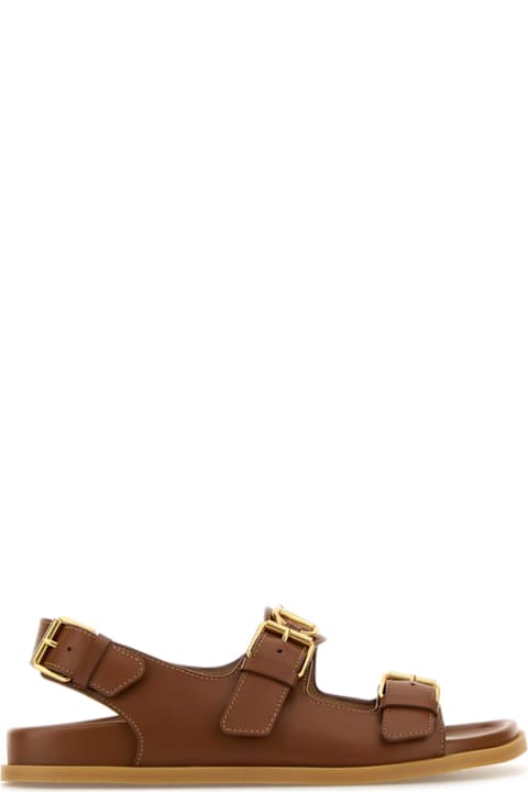 Homeware Valentino Garavani Biscuit Leather Sandals