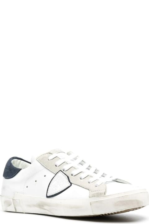 Philippe Model for Men Philippe Model Prsx Low Sneakers - White And Black