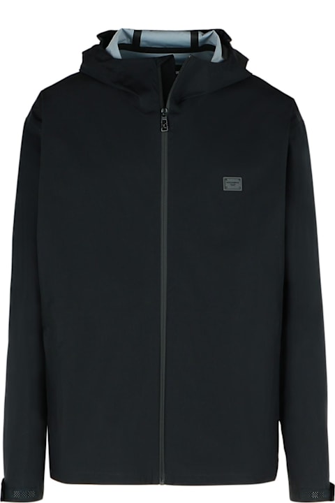 Dolce & Gabbana Coats & Jackets for Men Dolce & Gabbana Black Nylon Jacket