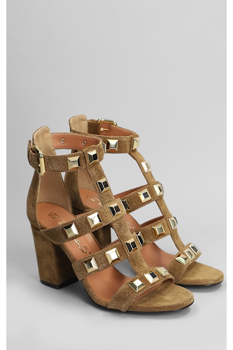 Via Roma 15 for Women Via Roma 15 Sandals In Leather Color Suede
