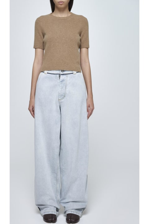 Homeware Maison Margiela Wool Half-sleeved Sweater