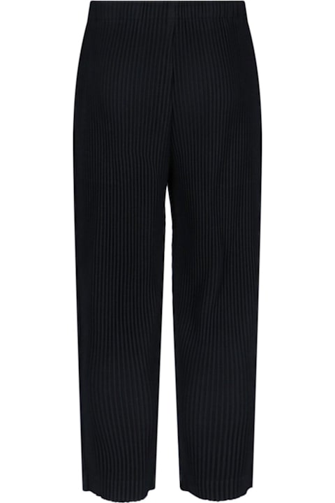 Homme Plissé Issey Miyake for Men Homme Plissé Issey Miyake Pleated Tapered Leg Trousers