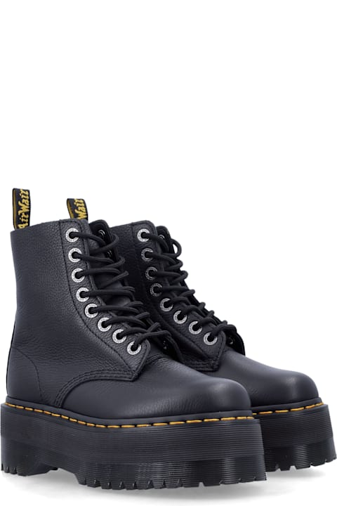 Homeware Dr. Martens Dr. Martens 1460 Pascal Max Black Leather Platform Boots