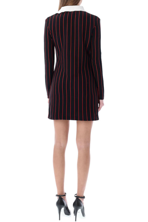 Polo Shirt Striped Mini Dress