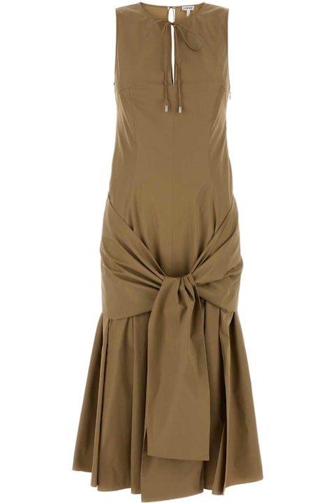 Homeware Loewe Camel Poplin Dress