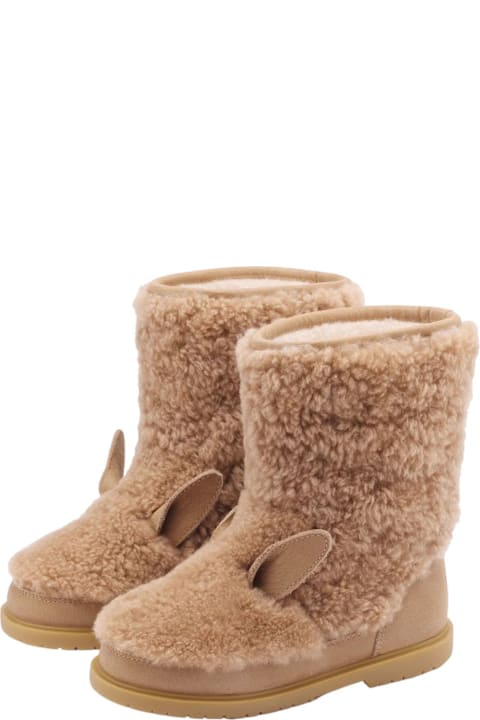 Donsje Shoes for Girls Donsje Donsje Boots Beige