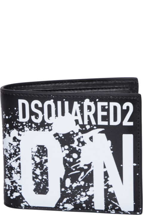 Dsquared2 Sale for Men Dsquared2 Icon Splash Black Wallet