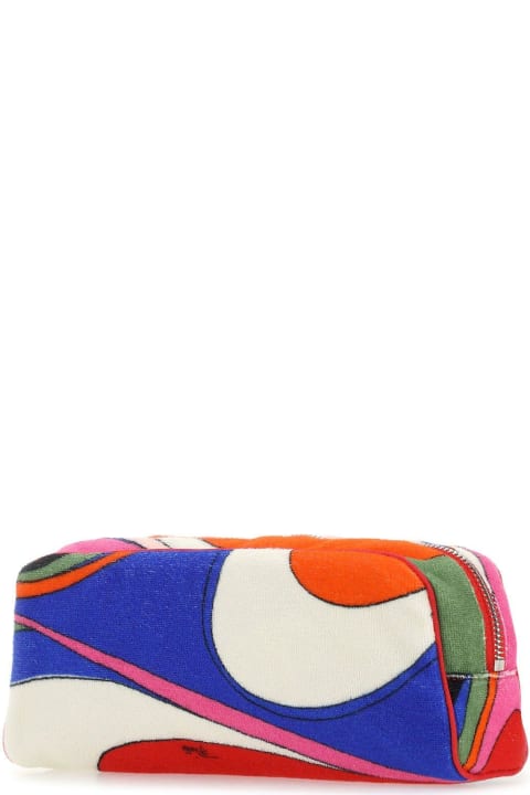 Clutches for Women Pucci Multicolor Fabric Beauty Case