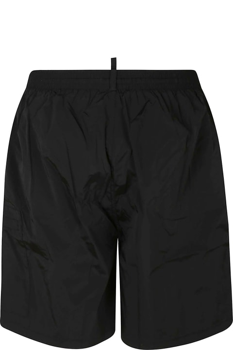 Pants for Men Dsquared2 Elastic Drawstring Waist Cargo Shorts