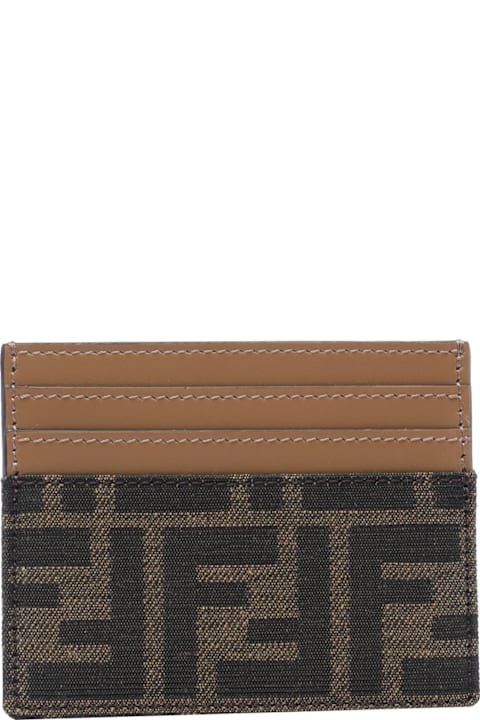 حقائب كلاتش لـ السيدات Fendi Ff Baguette Cards Holder