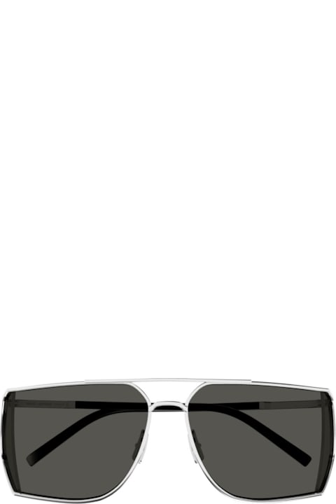 Saint Laurent Eyewear for Kids Saint Laurent Eyewear Sl 750002-silver-silver-grey