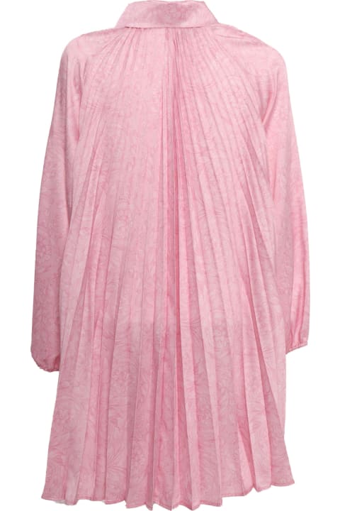 Dresses for Girls Versace Pink Baroque Style Shirt